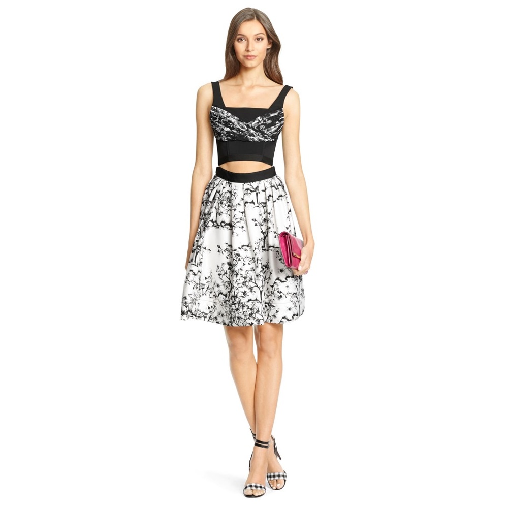 [SOLD] DVF Jayme Cut Out Silk Dress
